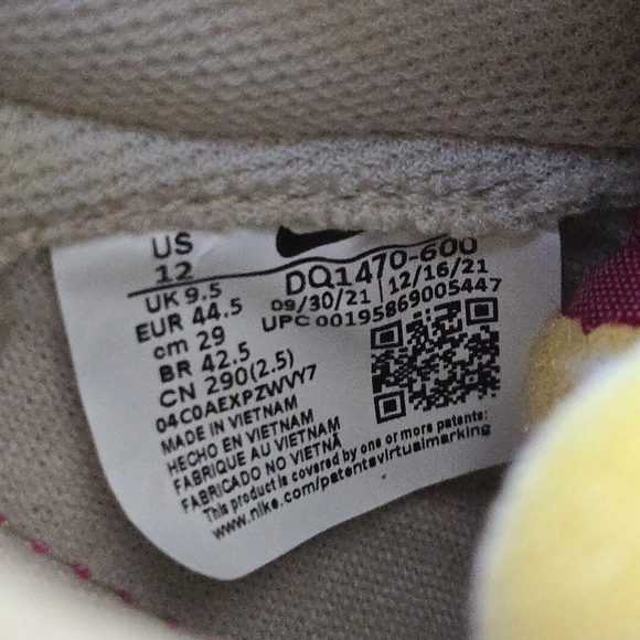 Wmns Blazer Low '77 Jumbo 'Team Red Pink Prime' size 12. - Picture 9 of 9